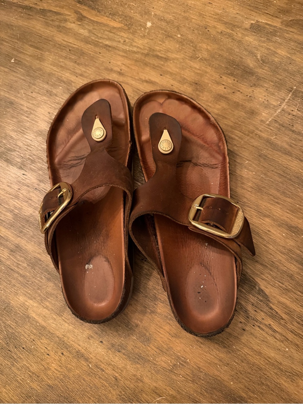birkenstock gizeh big buckle cognac - Picture 4 of 12